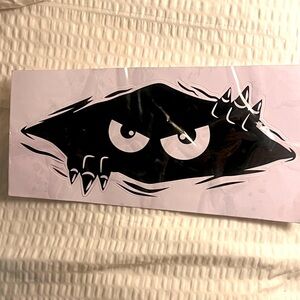 Iron on black and white